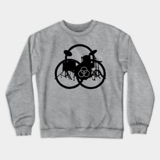 Drums Bonzo Moby Drummer Drumset Drumkit Symbol Gifts For Drummers Crewneck Sweatshirt